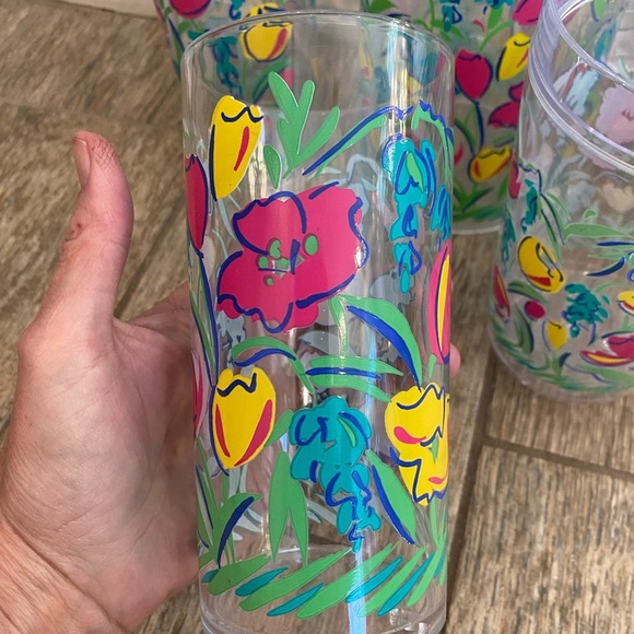 Vintage Acrylic 70s/80s Pitcher With Lid Cups Set - Picture 4 of 12